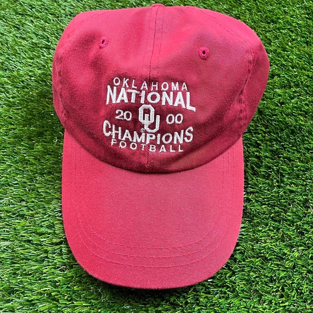 Y2K Embroidered Oklahoma Football National Champions Hat